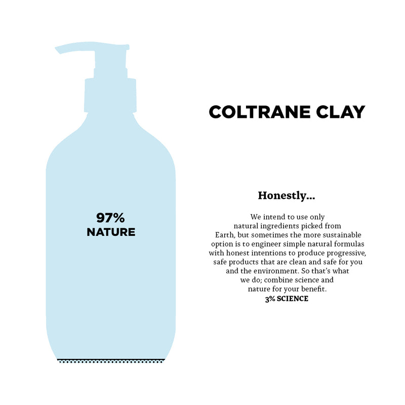 Coltrane Clay 97% Natural Ingredients, 3% Science