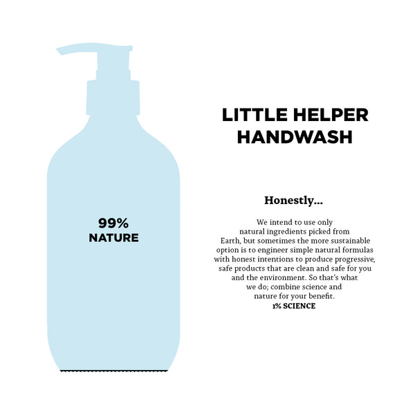 Little Helper Hand Wash 99% Natural Ingredients, 1% Nature