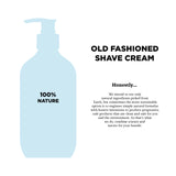 Old Fashioned Shave Cream 100% Natural Ingredients
